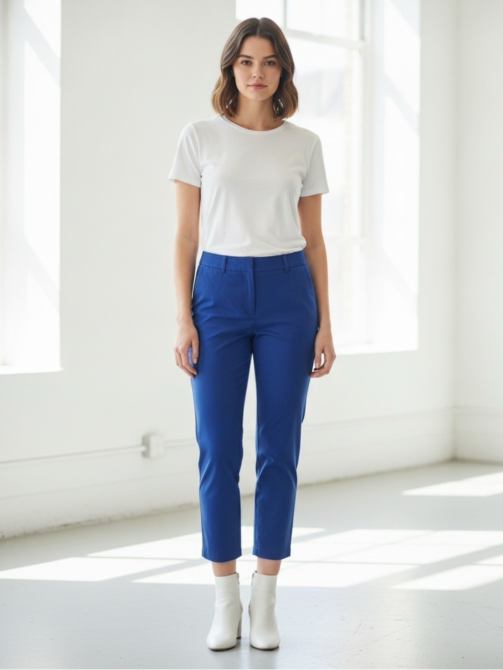 Aritzia Wilfred Purple Cropped Dress Pants Size 4 cotton